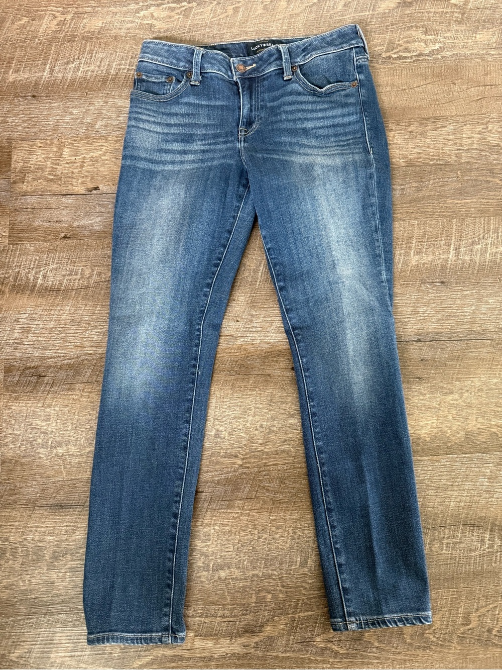 Lucky Brand Women's Faded Blue Skinny Jeans